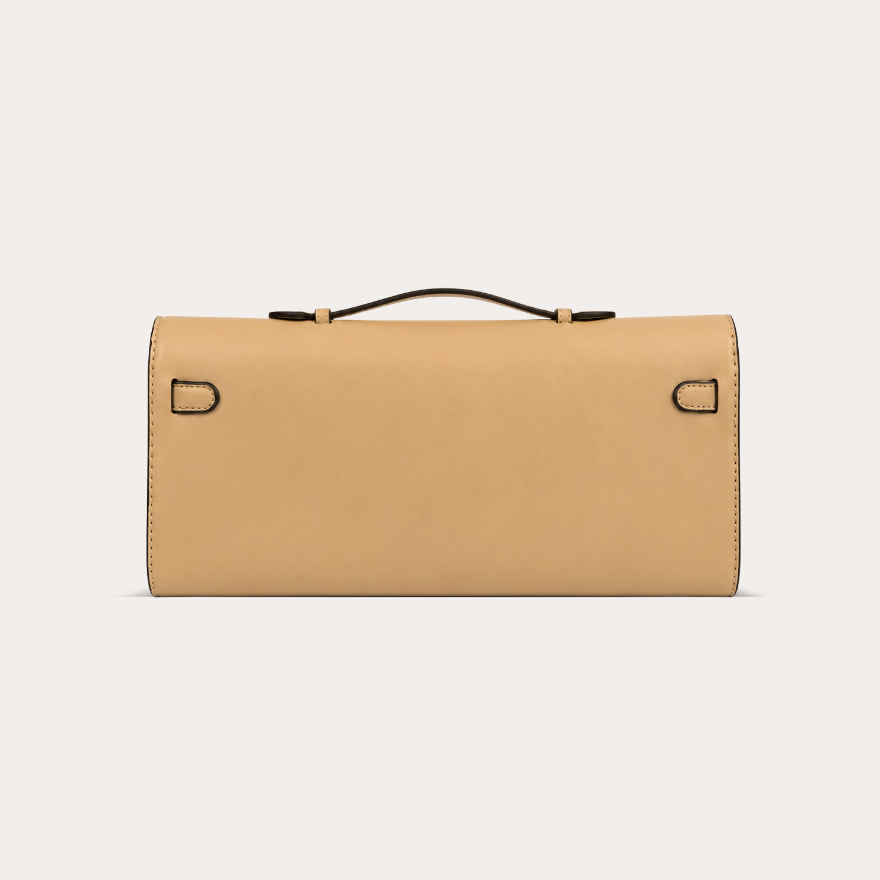 Elegant Golden Lock Clutch Bag