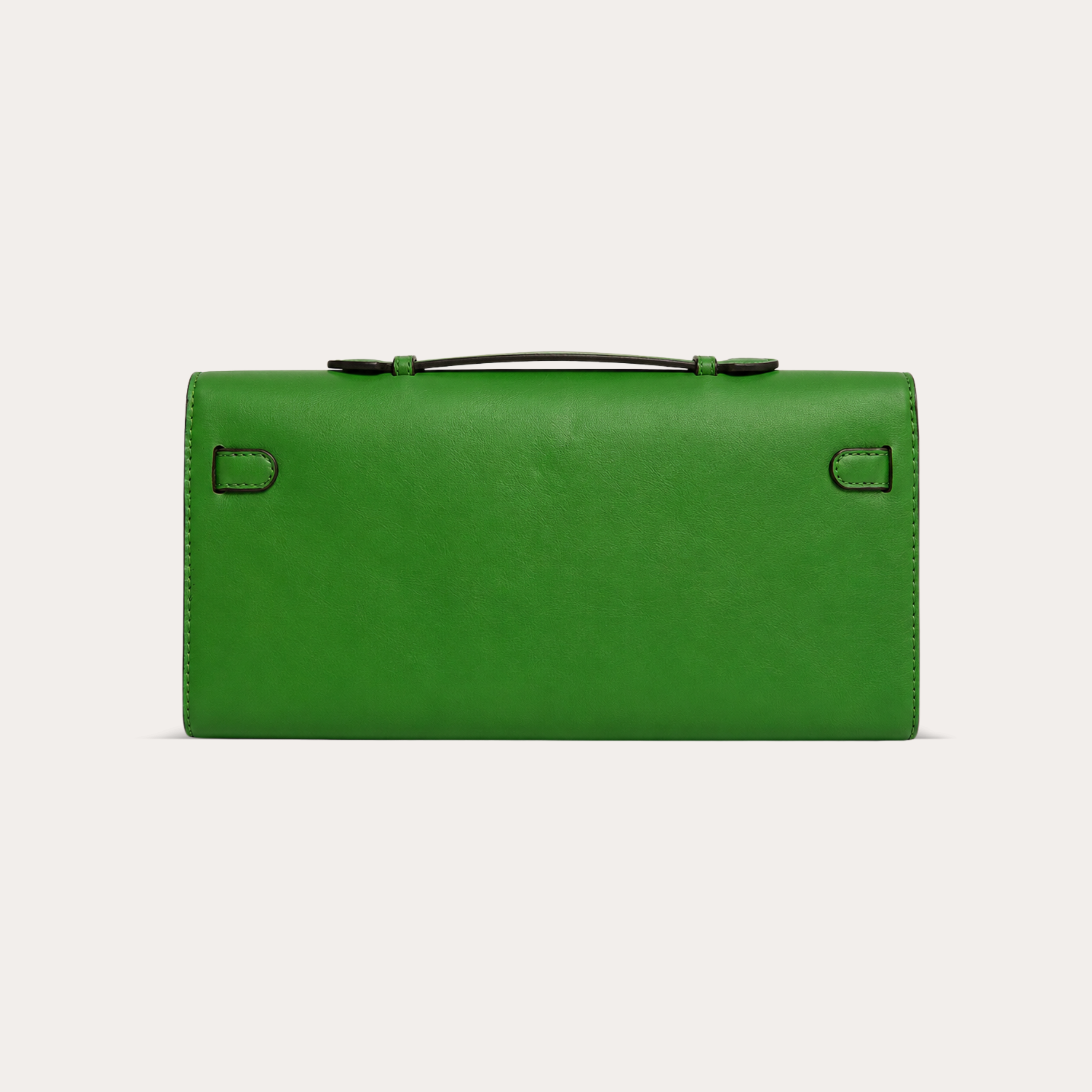 Elegant Golden Lock Clutch Bag