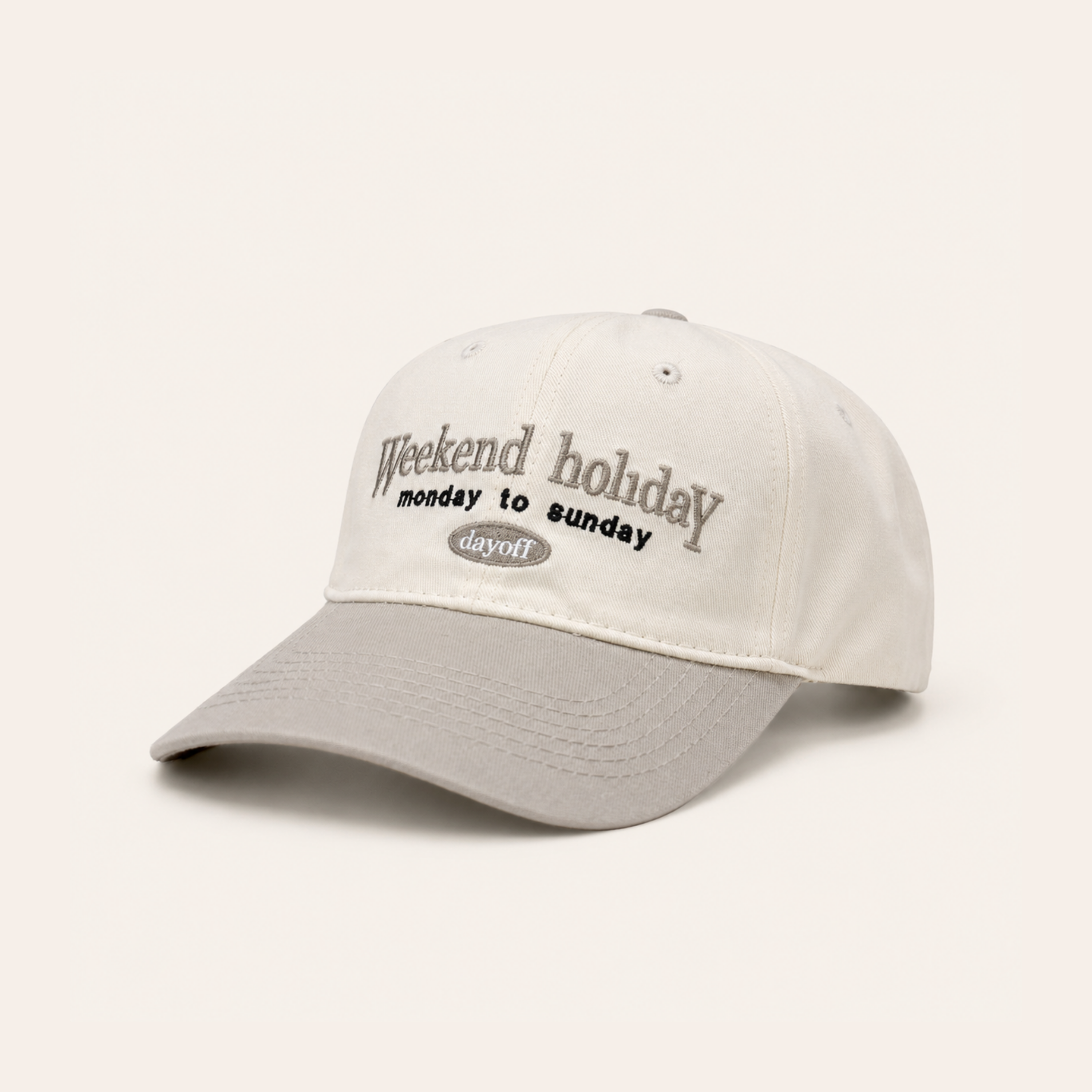Weekend Holiday Embroidered Baseball Cap