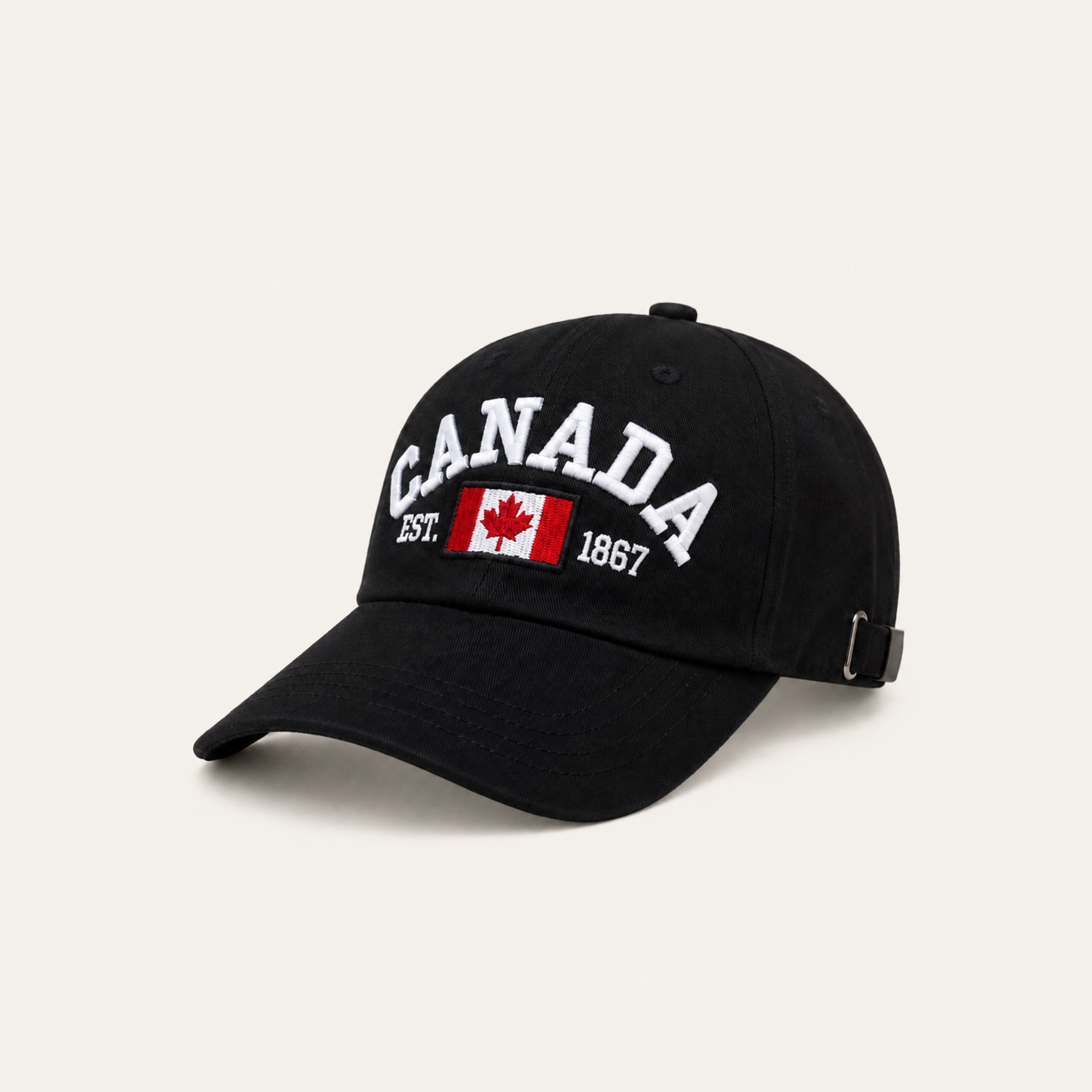 Canada Flag Embroidered Baseball Cap