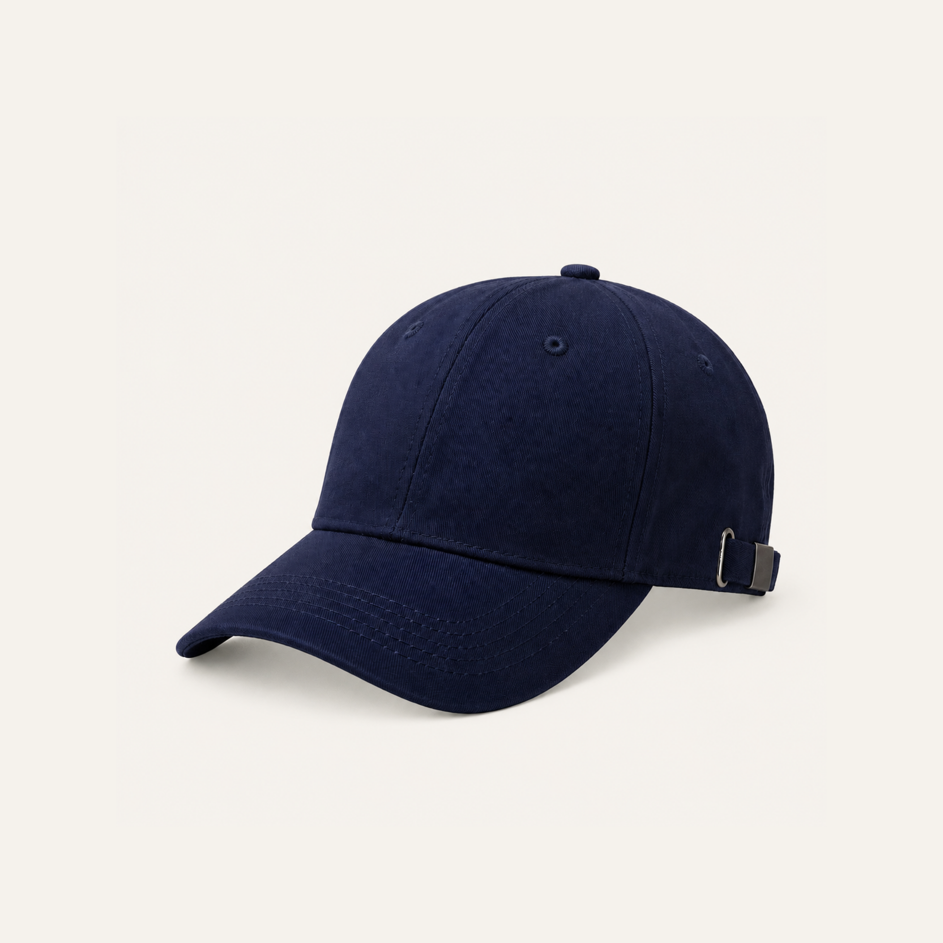 Plain Navy Blue Baseball Cap
