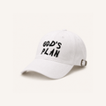 White God’s Plan Embroidered Cap