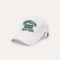White Brooklyn New York Embroidered Cap