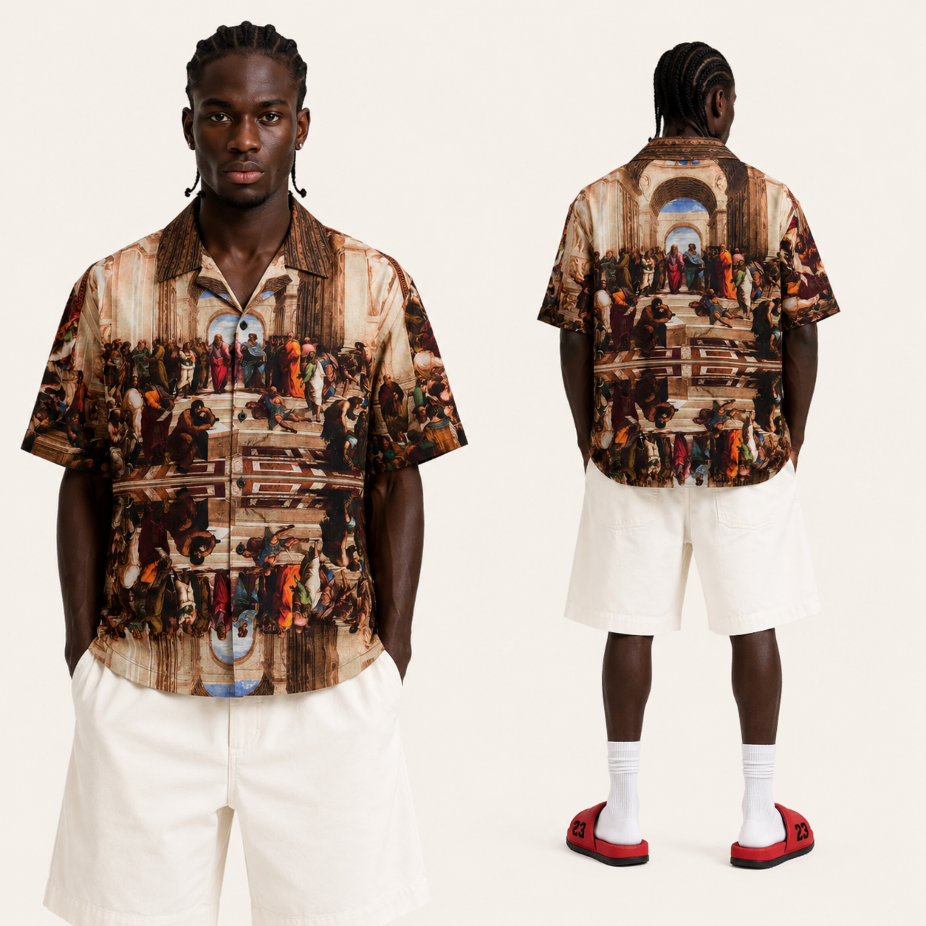 Renaissance Art Print Turkish Shirt